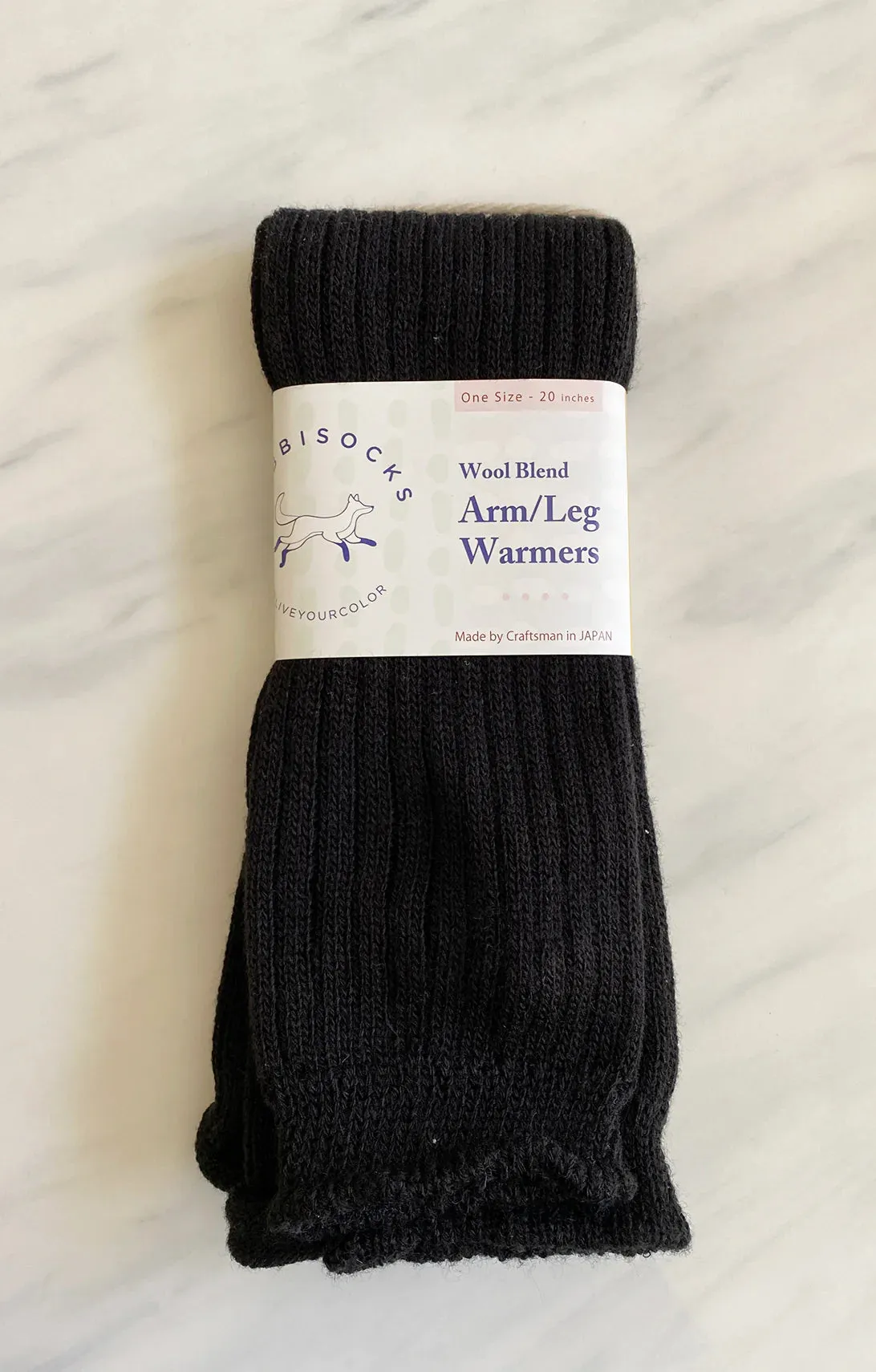 Wool Blend Ribbed Arm Warmers   Leg Warmers