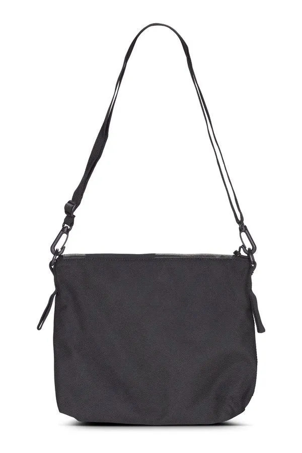 Yohji Text Label Logo Sacoche Bag